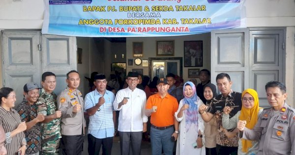 Pererat Silaturahmi, Pj Bupati Takalar Ngopi Pagi dengan Polobangkeng Utara