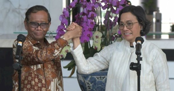 Menkopolhukam Mahfud-Menkeu Sri Mulyani Sepakat Usut Isu Transaksi Rp300 T