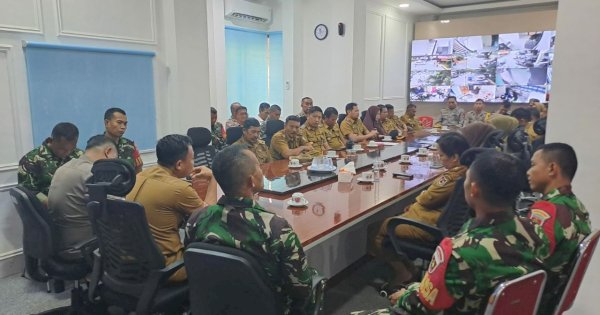 Jelang Ramadan, Pemerintahan Kecamatan Tallo Gelar Rakor dengan TNI/Polri