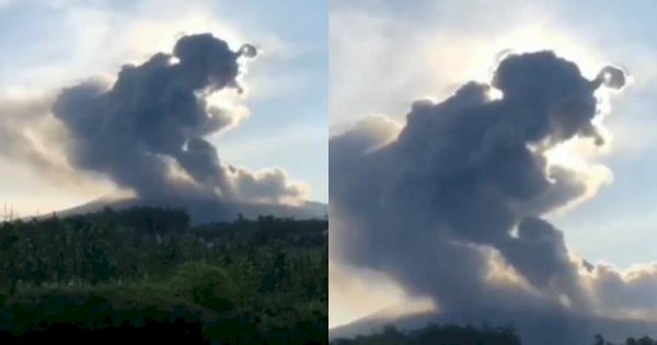 Viral Penampakan Awan Panas Gunung Merapi Disebut Mirip Mbah Petruk