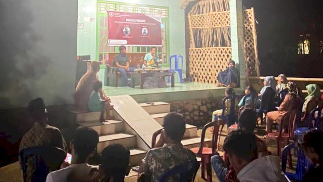 Pemuda Mahasiswa Nusantara (PMN) Sulsel menggelar dialog kepemudaan di Desa Mattiro Walie, Kecamatan Libureng, Kabupaten Bone, Sulawesi Selatan pada Kamis (16/3/2023).