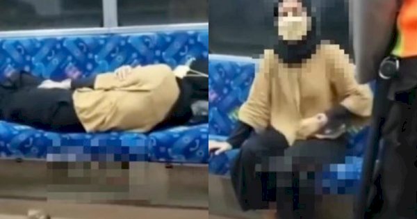 Viral Wanita Rebahan di KRL Karena Nyeri Haid, Netizen Hujat Perekam Video