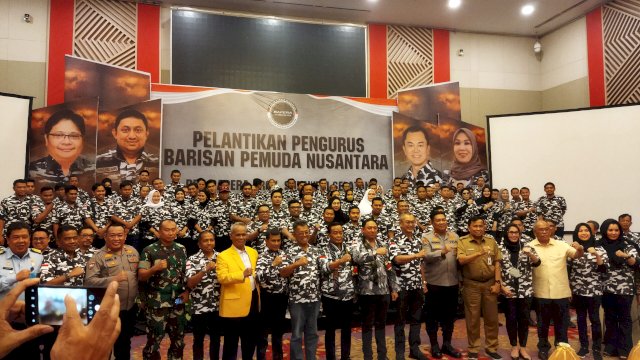 Dewan Pimpinan Daerah Barisan Pemuda Nusantara Sulawesi Selatan (DPD Bapera Sulsel) resmi dilantik Selasa (21/3/2023).