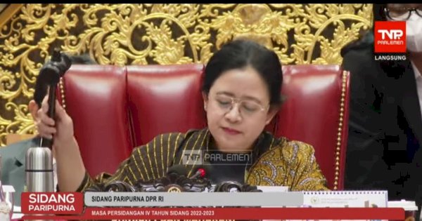 DPR RI Sahkan Perppu Cipta Kerja Jadi UU