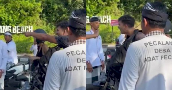 Viral Bule Ngamuk dan Ngajak Ribut Pecalang Saat Upacara Melasti di Bali