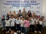 60 Siswa TK Kunjungi Dinas Kearsipan dan Perpustakaan Provinsi Gorontalo