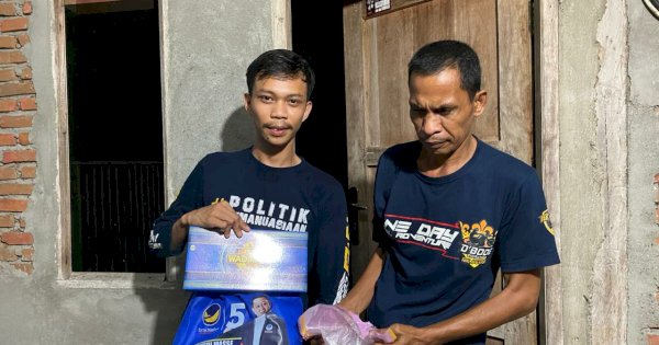 Warga Pinrang Dapat Kiriman Paket Sahur Gratis dari Rusdi Masse