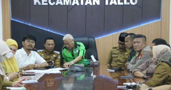 Bahas Penyelesaian ODF, Pemerintah Kecamatan Tallo Rakor Bersama Forum Kota Sehat