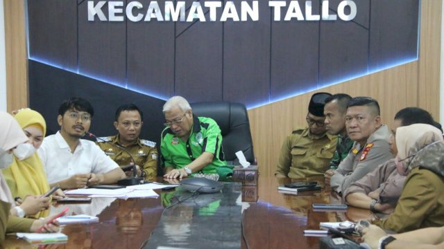 Bahas Penyelesaian ODF, Pemerintah Kecamatan Tallo Rakor Bersama Forum Kota Sehat