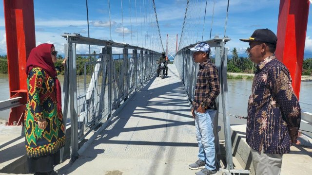 Aspirasi Muhammad Fauzi, Jembatan Beringin Jaya Senilai Rp4,3 M Kini Bisa Dinikmati Warga