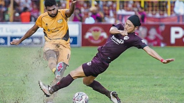 Dokumentasi saat pertandingan PSM Makassar versus Dewa United pada pekan 27 Liga 1 2022-2023, di Stadion Gelora BJ Habibi, Parepare, Sulsel, Rabu (1/3/2023). (foto: Official Dewa United)