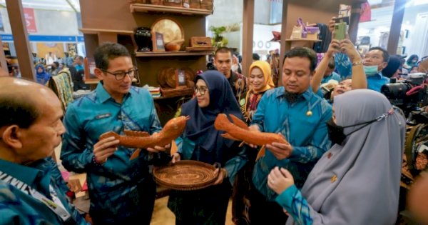 Sandiaga Uno Puji Produk Sulsel di Pameran Inacraft 2023 