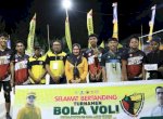 Resmi Ditutup Bupati Indah, Ini Pemenang Bola Voli Muhammad Fauzi Cup II 