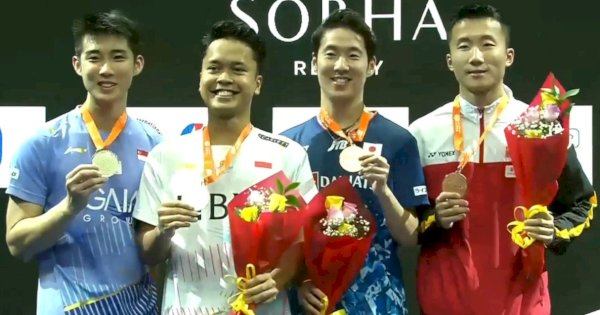 Akhiri Puasa Gelar 16 Tahun, Ginting Sudah Capai Gelar Taufik Hidayat