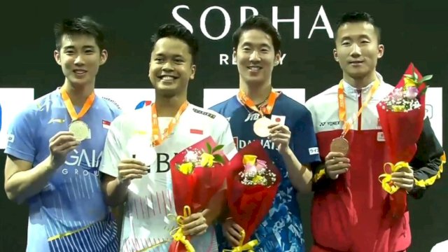 Akhiri Puasa Gelar 16 Tahun, Ginting Sudah Capai Gelar Taufik Hidayat