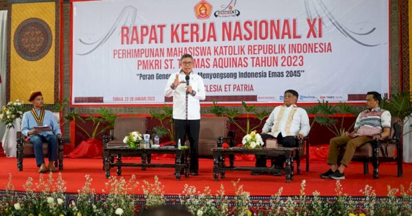 Wali Kota Parepare Taufan Pawe Jadi Pembicara dalam Rakernas Perhimpunan Mahasiswa Katolik RI