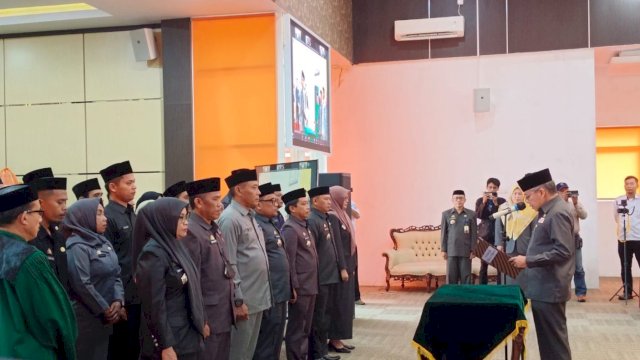 Wali Kota Parepare Lantik 22 Pejabat Baru Eselon III dan IV