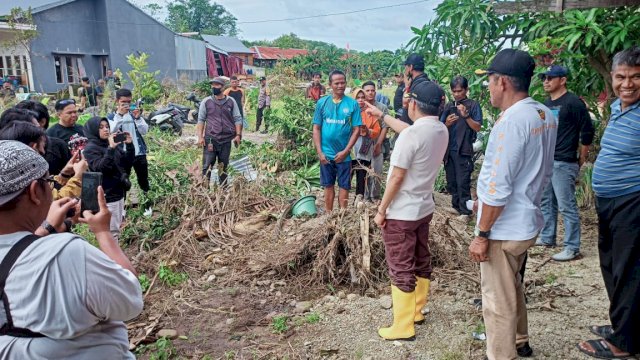 Wali Kota Taufan Pawe Kunjungi Warga yang Terdampak Banjir Parepare