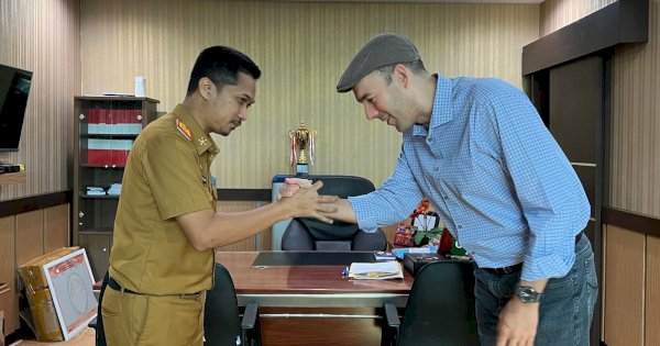 Temui Kadispora, Pihak Brasil Tertarik Buat Akademi Sepak Bola di Makassar