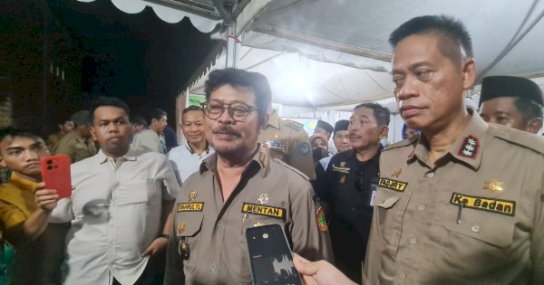 Jelang Lebaran, Mentan SYL Pastikan Bahan Pokok di Semua Daerah Aman