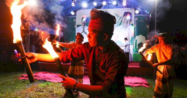 Santri Dukung Ganjar Sulsel Gelar Gema Takbir-Festival Bedug Berbalut Seni