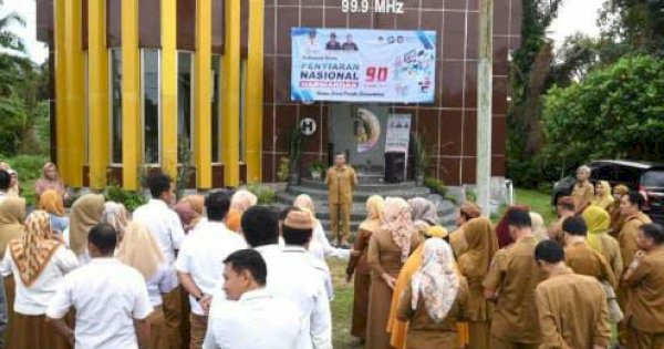 Kadikominfotik Prov Gorontalo Pimpin Apel Peringatan Harsiarnas ke-90