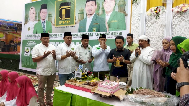 Acara Istigosah dan Milad ke-50 Misriani Ilyas, yang dirangkaikan dengan acara buka puasa bersama, di Gedung Lasharan Garden, Jalan Abdullah Daeng Sirua, pada Senin (17/4/2023).