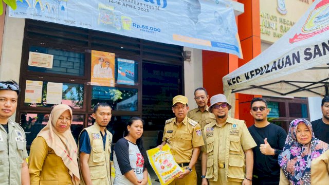 Pasar Murah Spesial Ramadan Disdag Makassar Berakhir di Sangkarrang