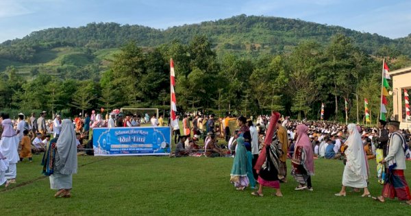 Ribuan Warga Gowa Laksanakan Salat IdulFitri 