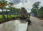 Ruas Jalan Burung-burung dan Bili-bili Dibenahi, Progres Tahap Rabat Beton&nbsp;