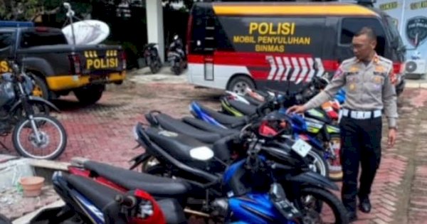 Polisi Jaring 7 Motor yang Digunakan Balap Liar, Disita Selama 3 Bulan 