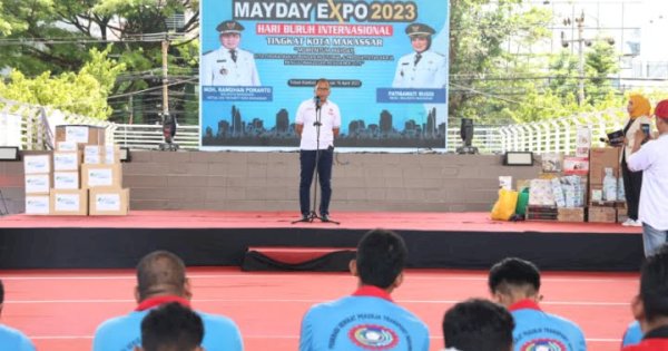 Danny Pomanto Buka Ramadan May Day Expo, Tekad Kawal Kepentingan Pekerja