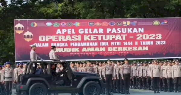 Polda Sulsel Siapkan 2.643 Personil dan 104 Pos dalam Operasi Ketupat 2023 