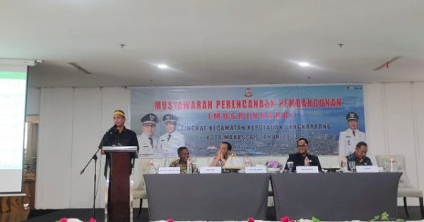 Ketua DPRD Makassar Hadiri Musrembang Kecamatan Sangkarrang