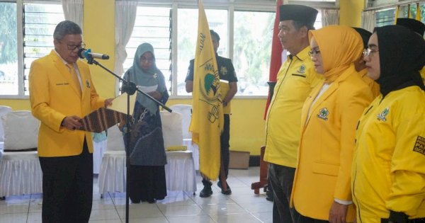 Taufan Pawe Lantik Istri Nurdin Abdullah Jadi Ketua Golkar Bantaeng