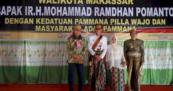 Datu Pammana Wajo Beri Gelar Daeng Manrapi ke Danny Pomanto