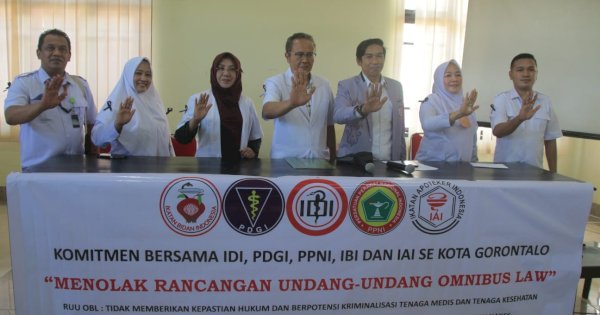 5 Organisasi Profesi Gorontalo Tolak RUU Kesehatan 