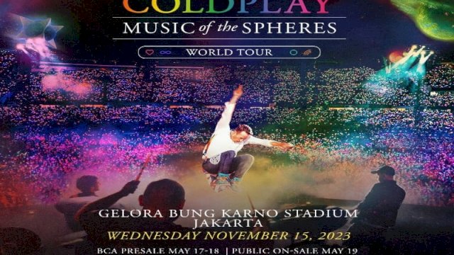 Jadwal FIFA Matchday Bersamaan dengan Konser Coldplay di SUGBK, Nitizen Geram