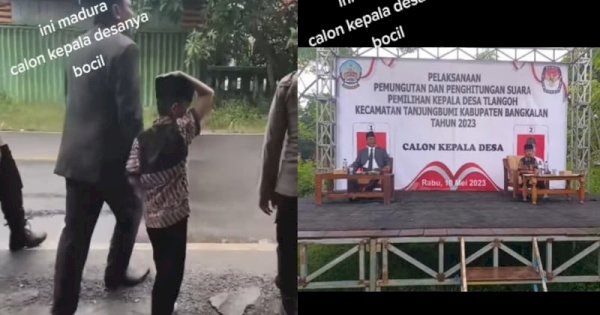 Viral Seorang Bocah Diduga Jadi Calon Kepala Desa, Netizen: Kok Bisa? 