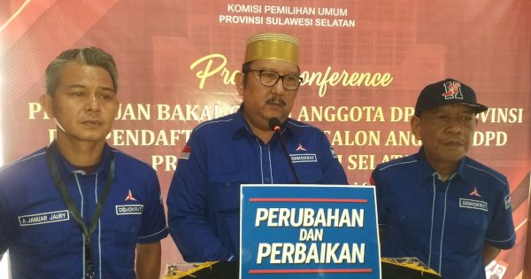 Tanpa Anak Bupati Pinrang, Demokrat Sulsel Tatap Pileg 2024 dengan Optimis