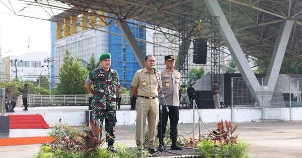 Apel Tiga Pilar, Pemkot Makassar-TNI-Polri Kompak Ciptakan Kamtibmas di Makassar