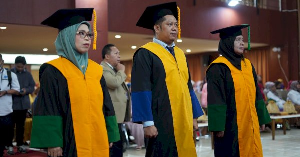 Rektor UIN Makassar Kukuhkan Tiga Guru Besar