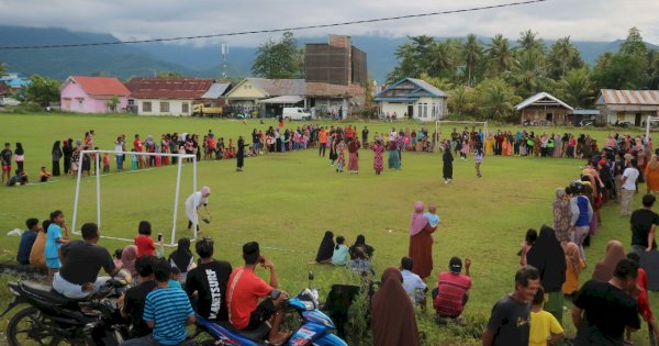 Ganjar Milenial Center Gelar Mini Soccer, Pesertanya Emak-Emak Pakai Daster