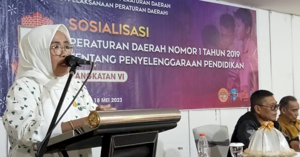 Legislator Makassar Hj Kartini Tekankan Pentingnya Penyelenggaraan Pendidikan