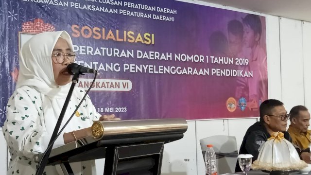 Legislator Makassar Hj Kartini Tekankan Pentingnya Penyelenggaraan Pendidikan