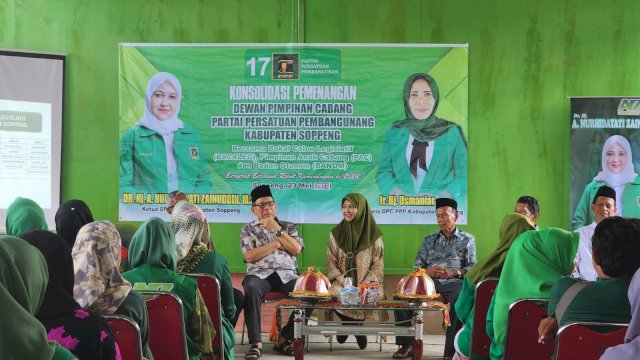 Tatar 5 Kursi, Ketua PPP Soppeng Ingatkan Bacalegnya untuk Tidak Mbalelo