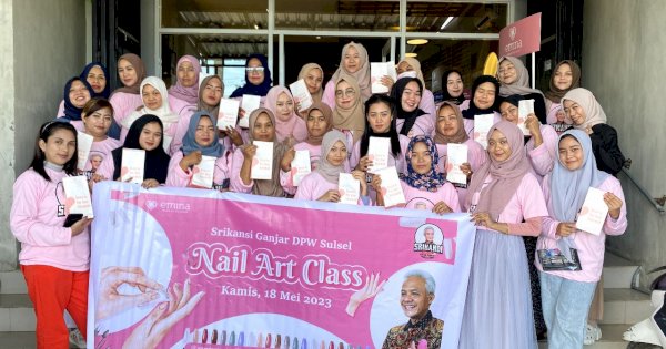 Srikandi Ganjar Adakan Kelas Nail Art Bareng Perempuan Milenial di Bone