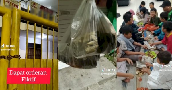 Viral Seorang Driver Ojol Dapat Orderan Fiktif 110 Tusuk Sate