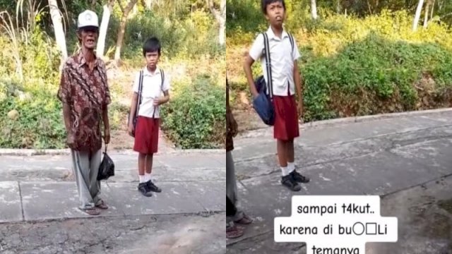 Seorang anak terpaksa harus pindah ke SLB karena jadi korban bullying di sekolah lamanya (Tangkapan Layar Instagram @viralsekali)