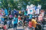 Peringati Hari Buruh di Makassar, Massa Gelar Demo di Kantor DPRD Sulsel